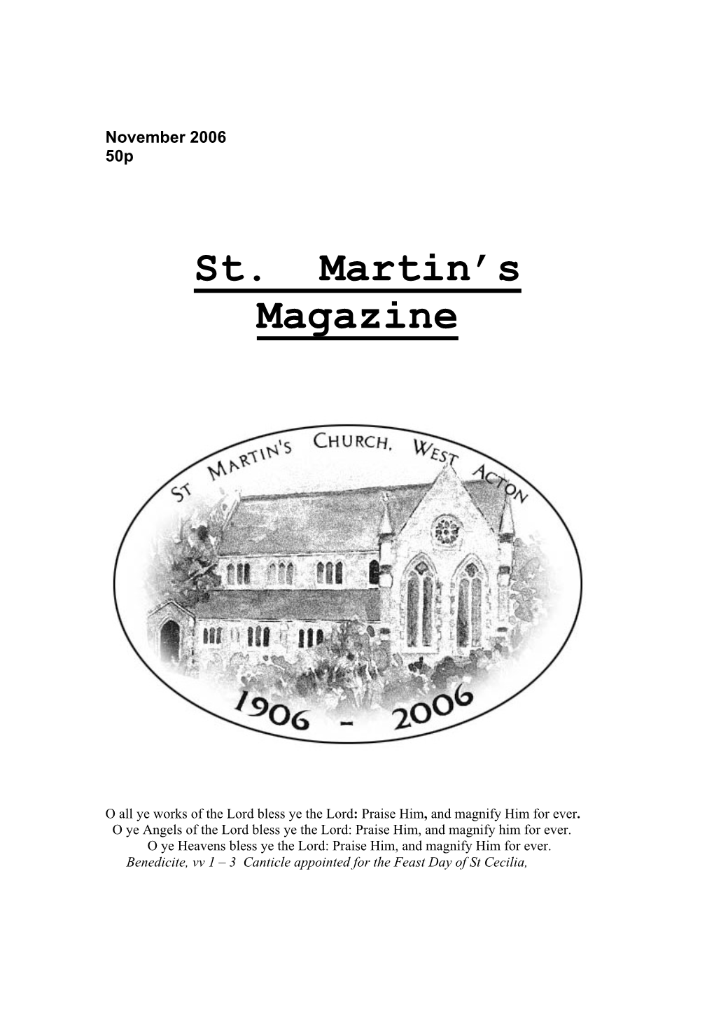 St. Martin S Magazine