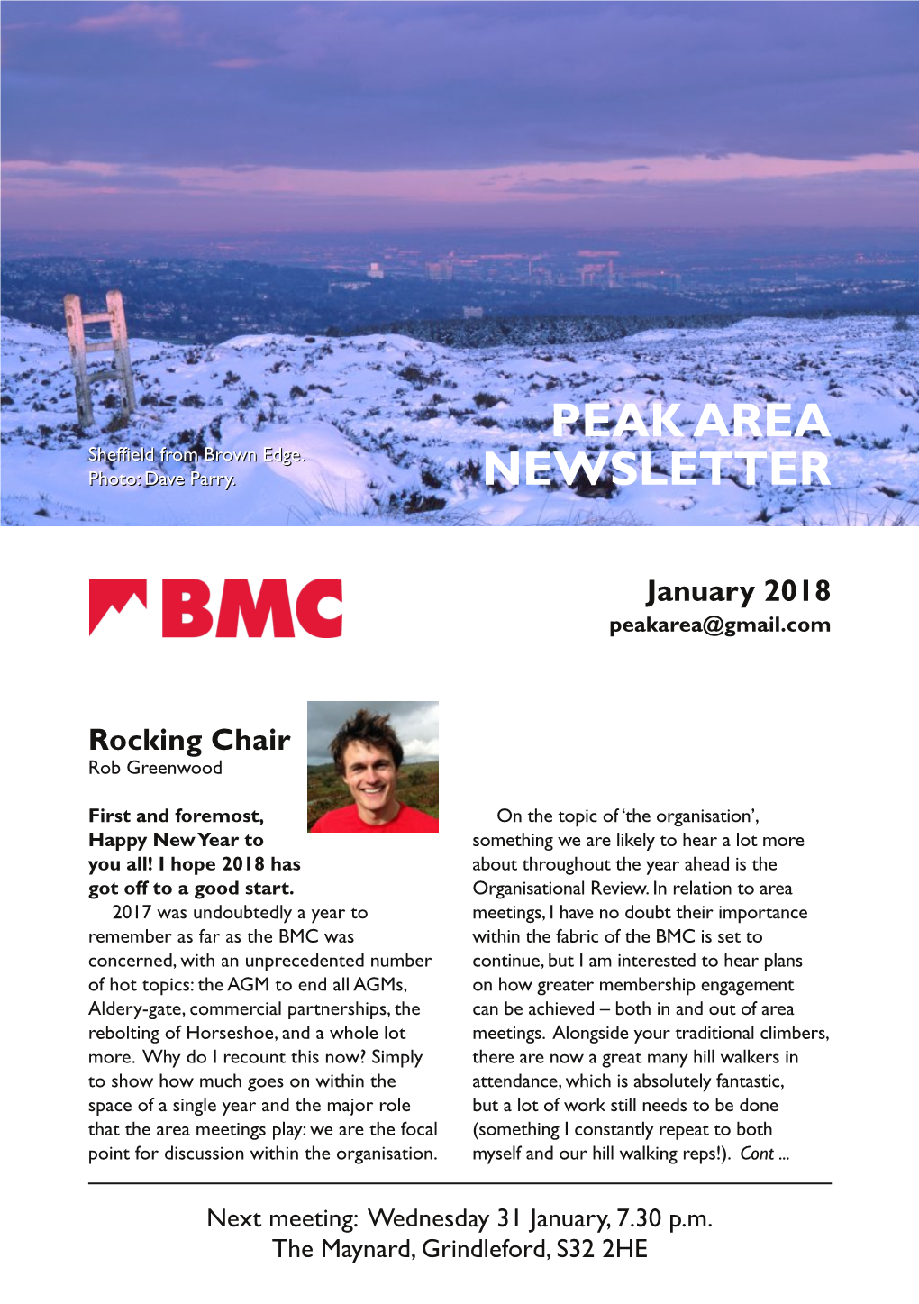 Download the January 2018 BMC Peak Area Newsletter