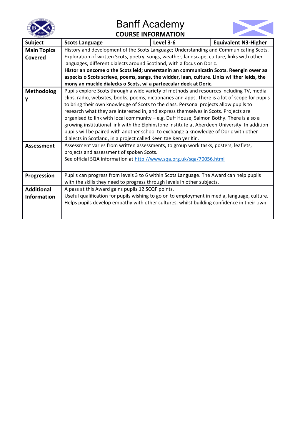 Course Information s15