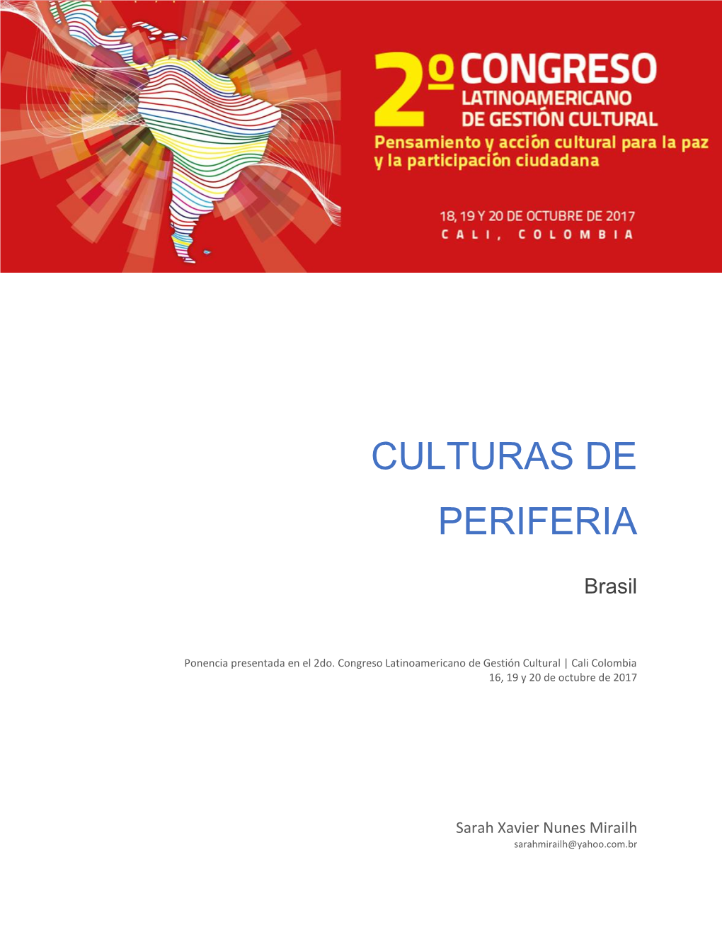 Culturas De Periferia