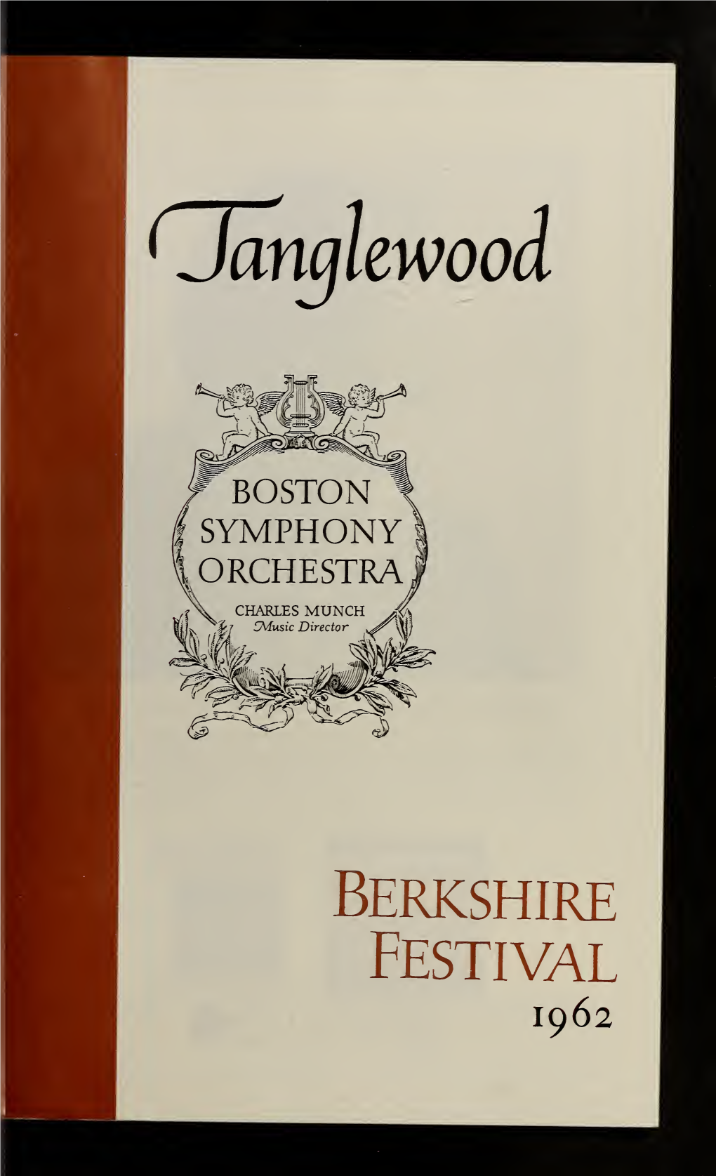 Boston Symphony Orchestra Concert Programs, Summer, 1961-1962