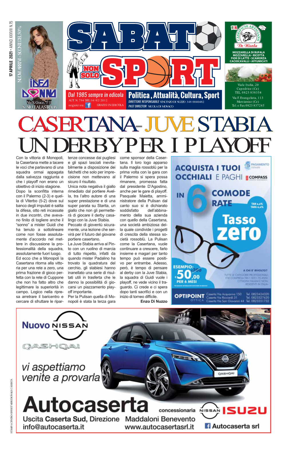 Caser Casertana Tana-Juve Stabia Un Derby Per I Playoff