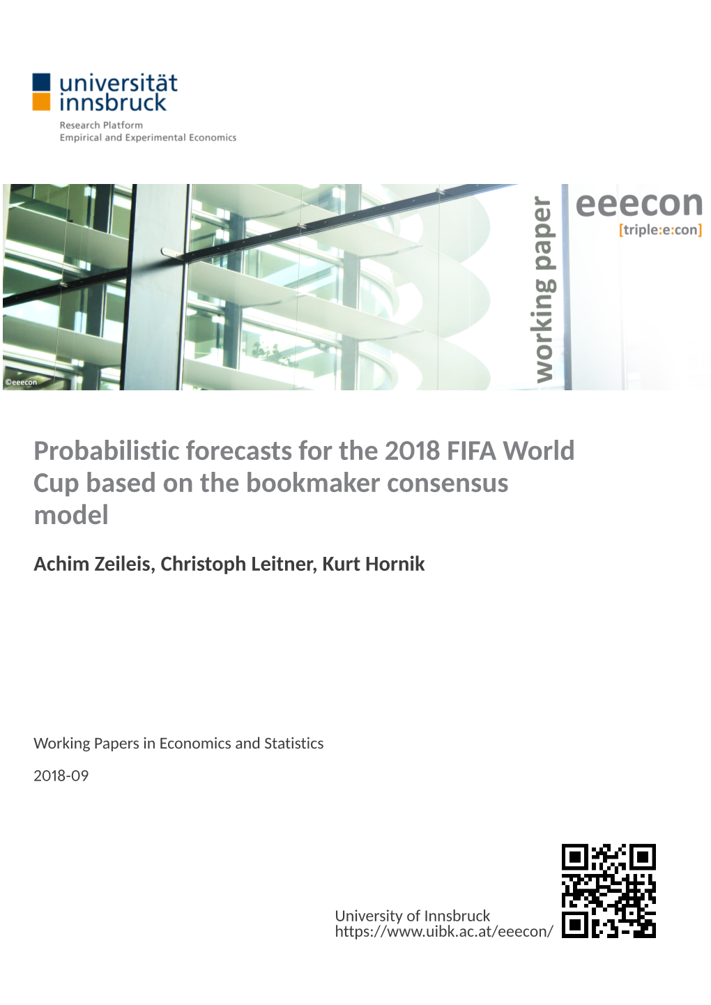 Probabilistic Forecasts for the FIFA World Cup Based on the Bookmaker Consensus Model