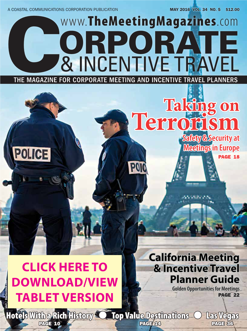 Terrorismsafety & Security at Meetings in Europe PAGE 18