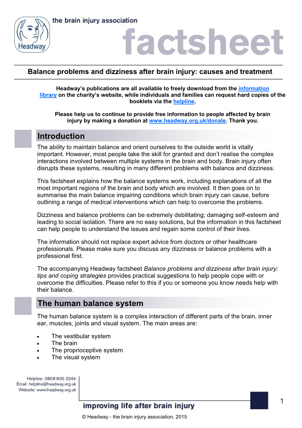 Balance Problems and Dizziness After Brain Injury: Causes and Treatment