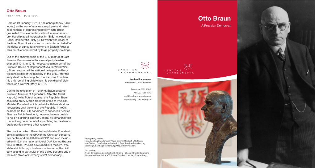 Otto Braun * 28