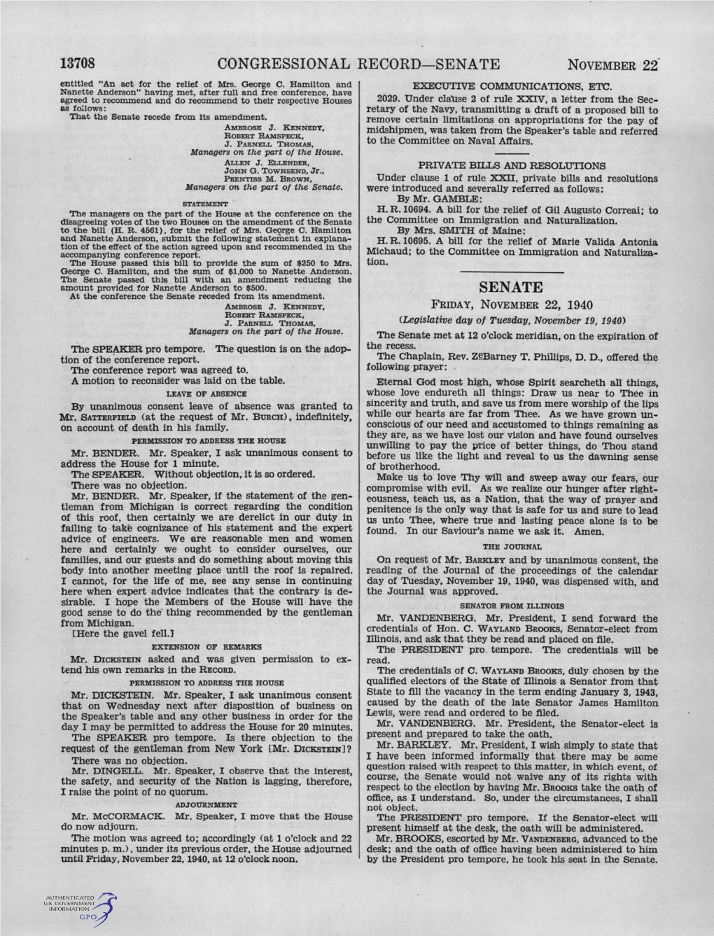 Congressional Record-Senate Senate