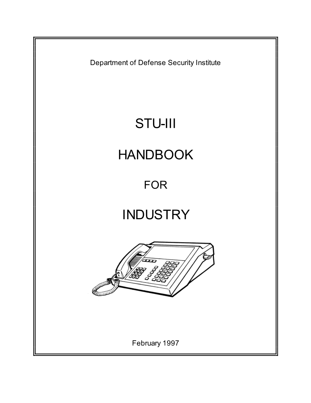 Stu-Iii Handbook Industry