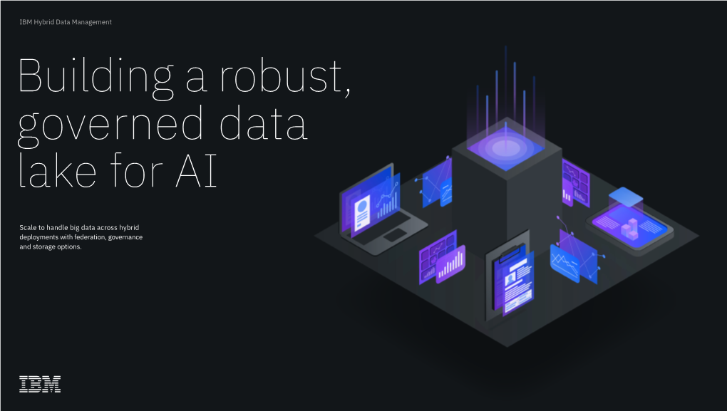 Building a Robust, Governed Data Lake for AI