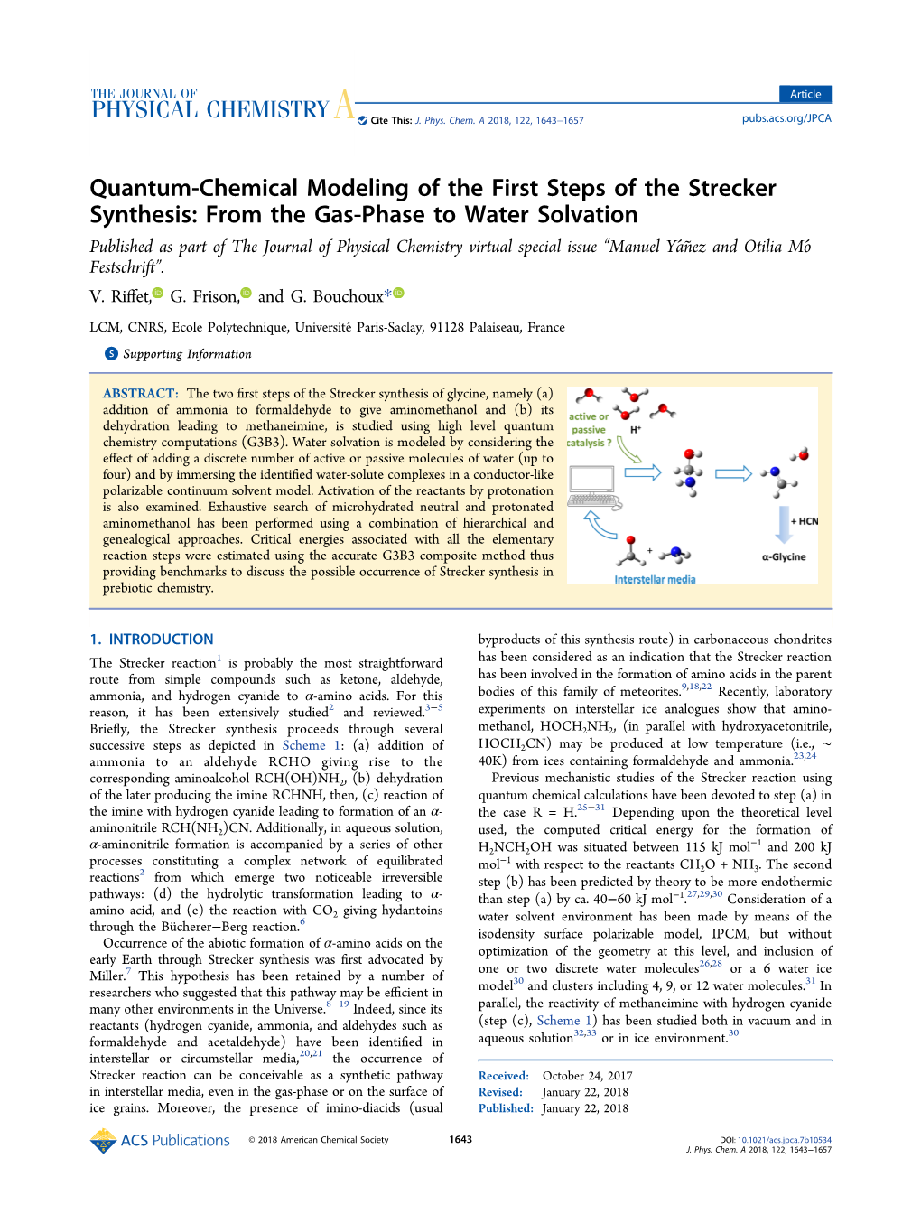 Quantum-Chemical Modeling of The