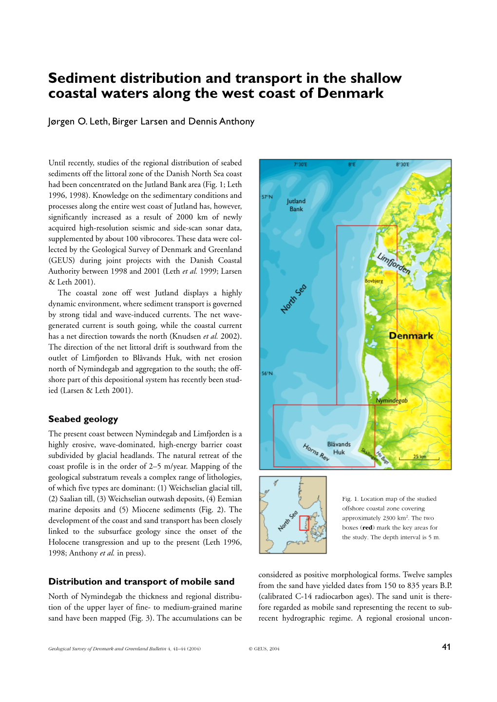 Gelogical Survey of Denmark and Greenland Bulletin 4, , Pp 41-44