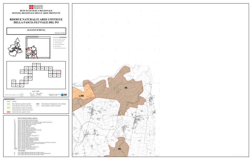 Riserve Naturali E Aree Contigue Della Fascia Fluviale Del Po