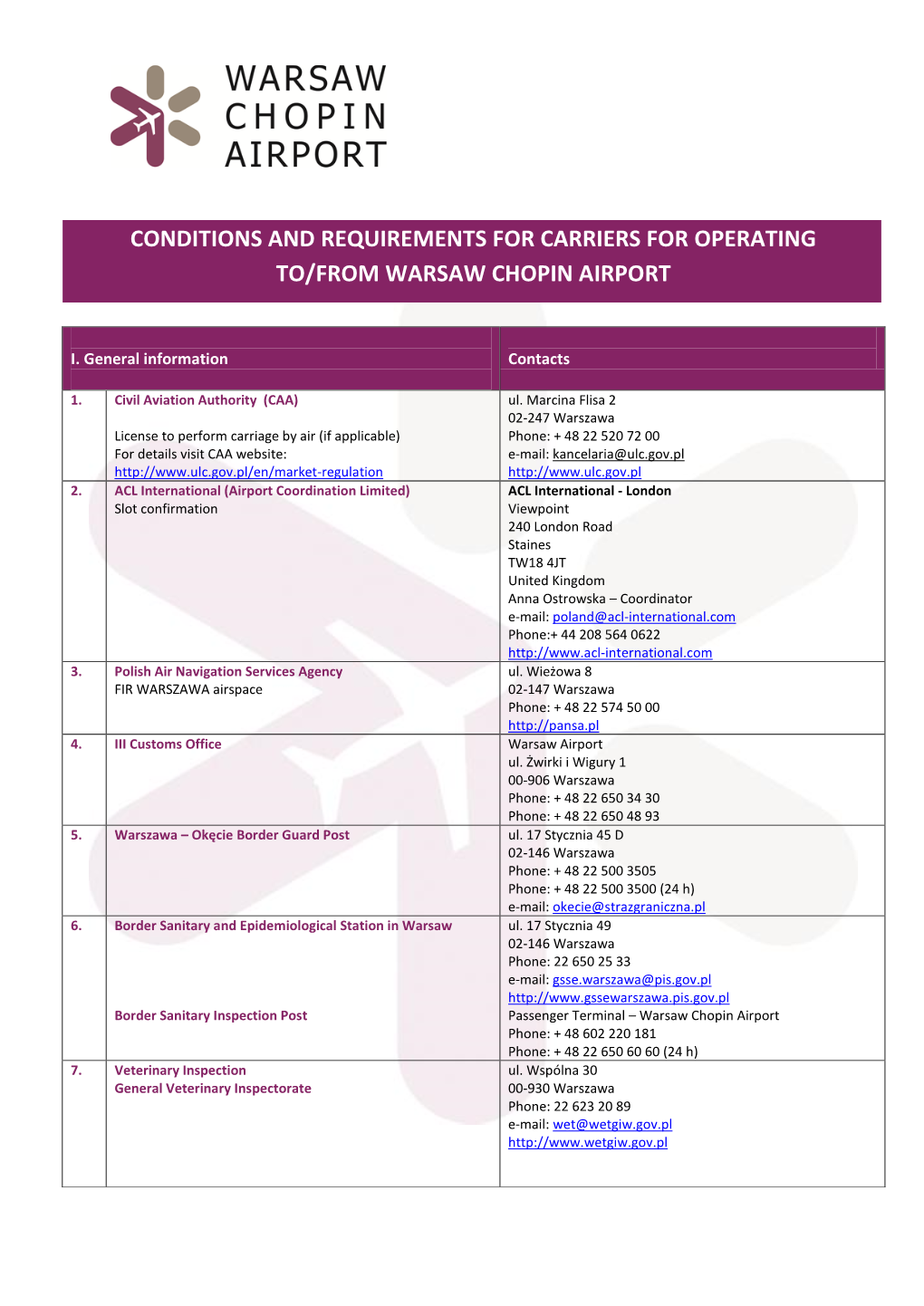 Conditions and Requirements for Carriers.Pdf