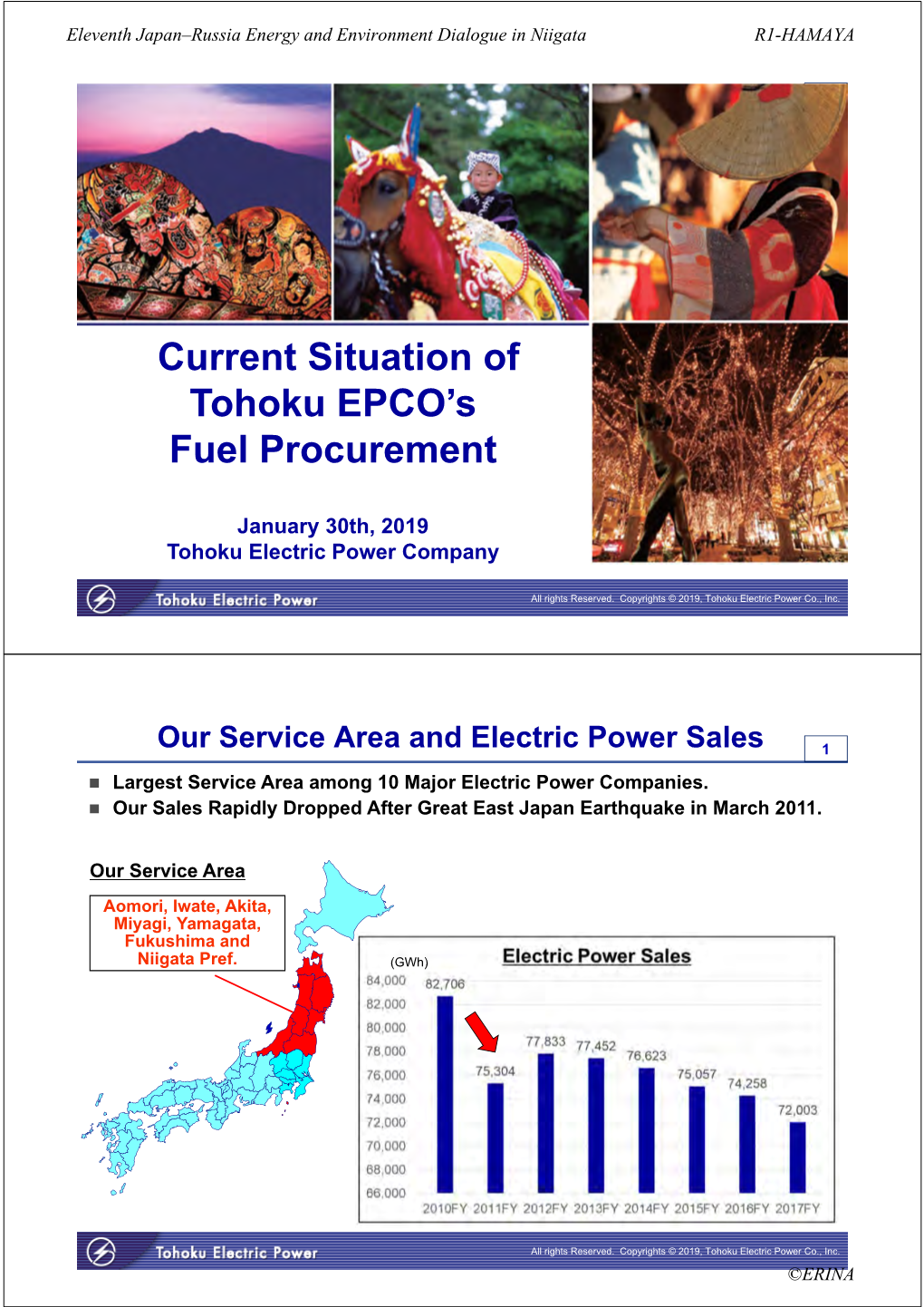 Current Situation of Tohoku EPCO's Fuel Procurement