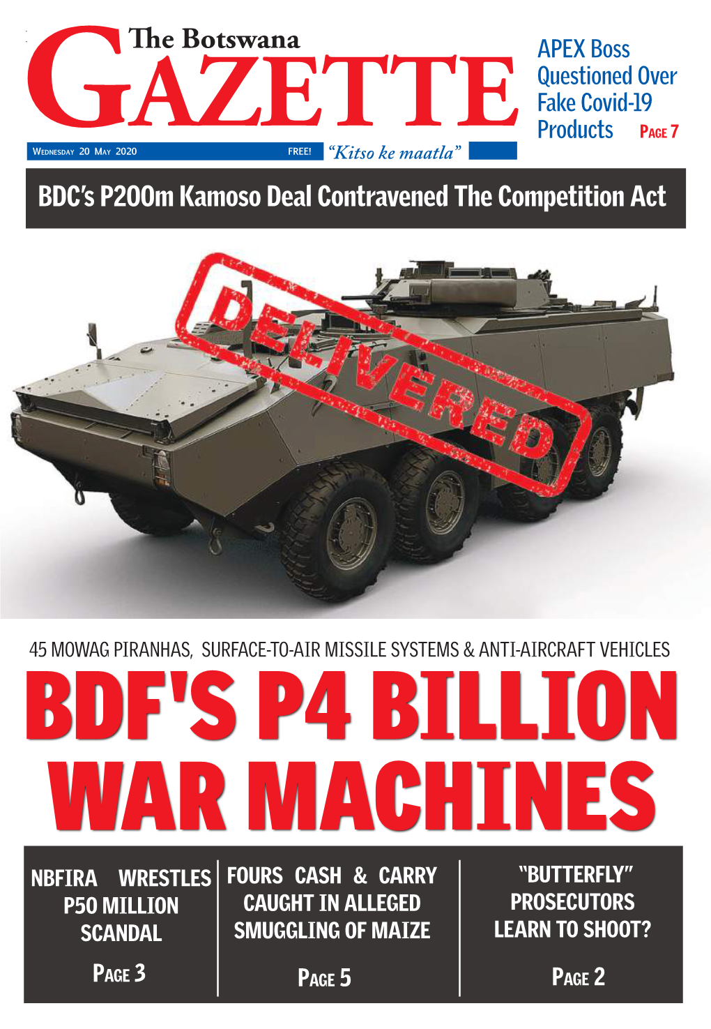 BDC's P200m Kamoso Deal Contravened