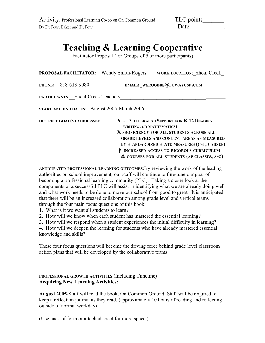 Teaching & Learning Cooperative s3