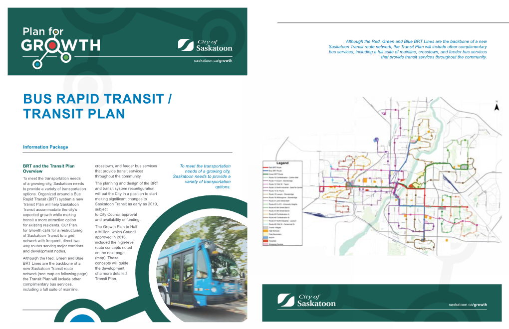 Bus Rapid Transit / Transit Plan