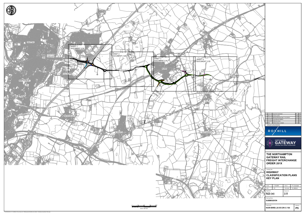 Highway Classification Plans Key Plan