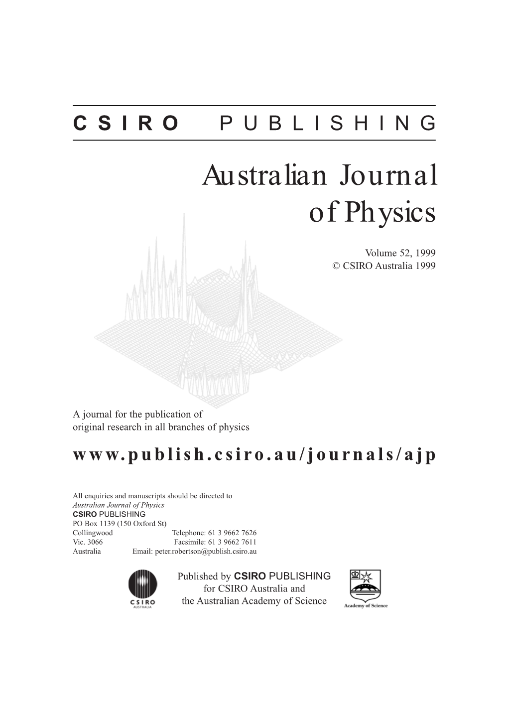 Australian Journal of Physics