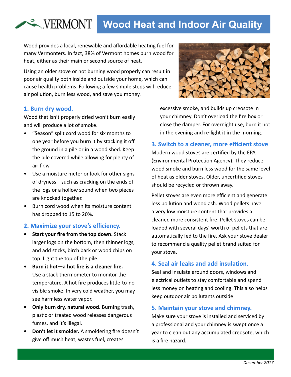 Wood Heat and Indoor Air Quality