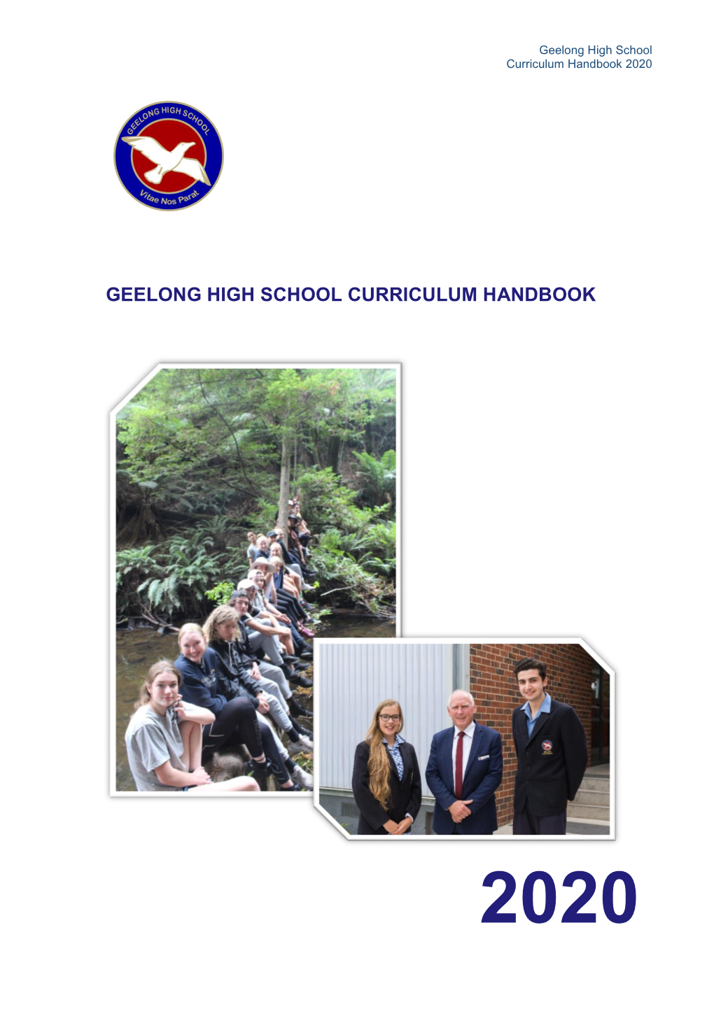 Geelong High School Curriculum Handbook 2020