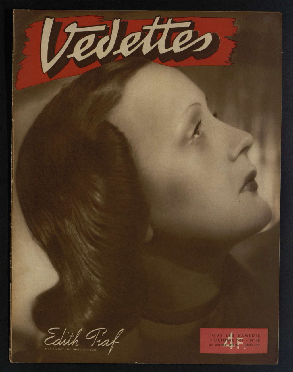 Vedettes N°48, 11/10/1941