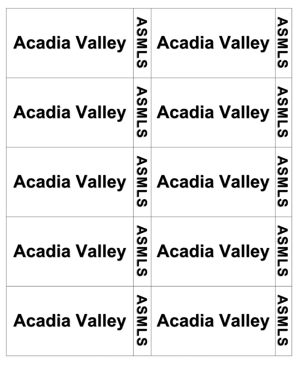 Acadia Valley Acadia Valley Acadia Valley Acadia Valley Acadia