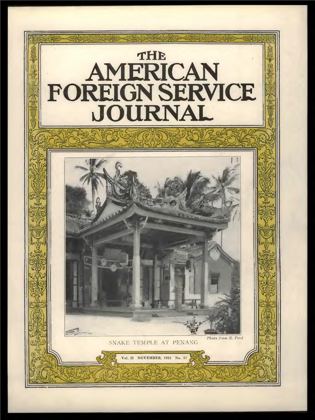 The Foreign Service Journal, November 1925