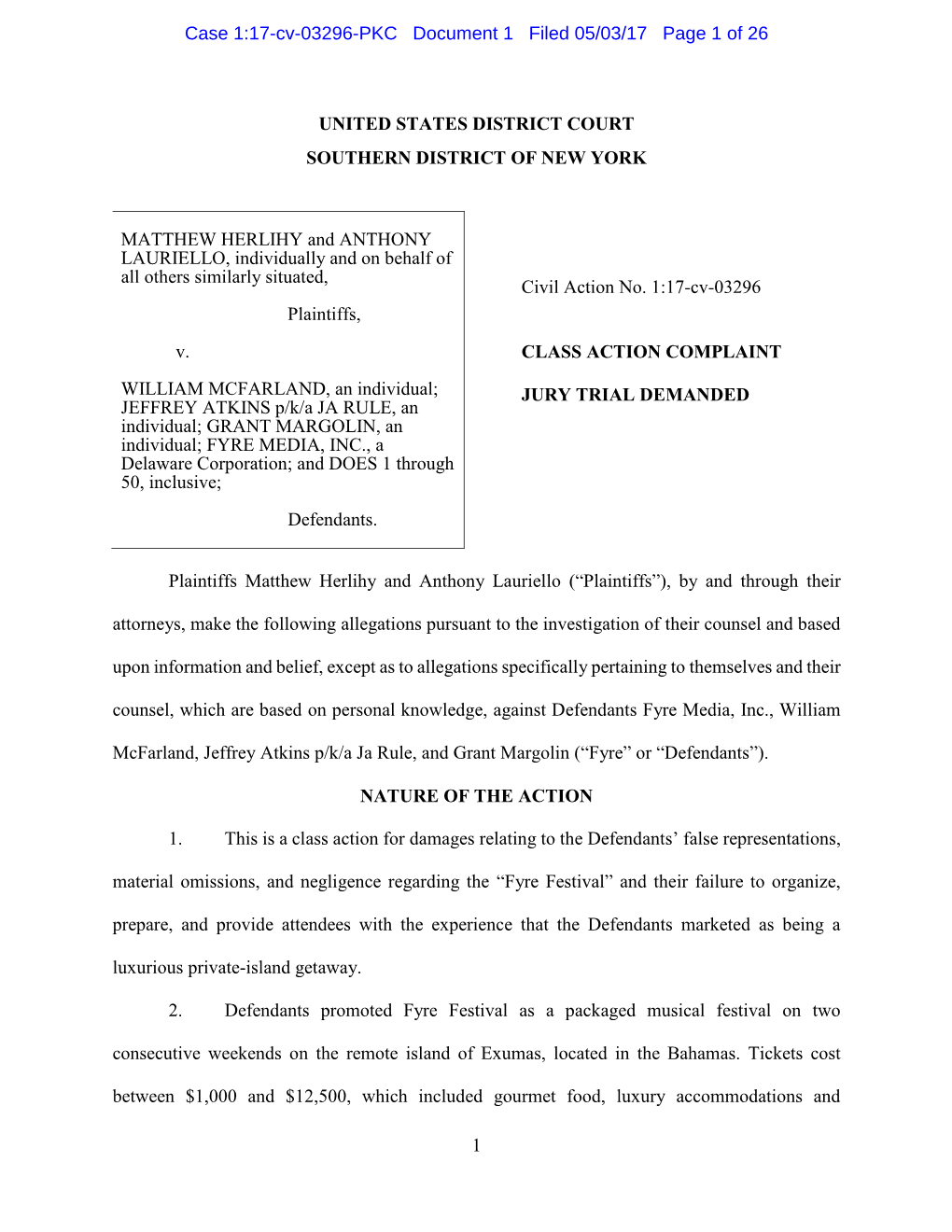 Case 1:17-Cv-03296-PKC Document 1 Filed 05/03/17 Page 1 of 26