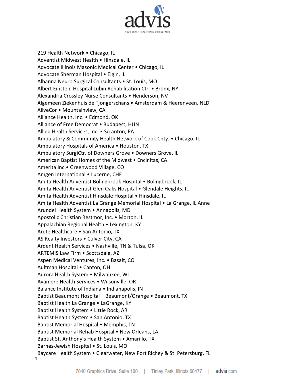 219 Health Network • Chicago, IL Adventist Midwest Health