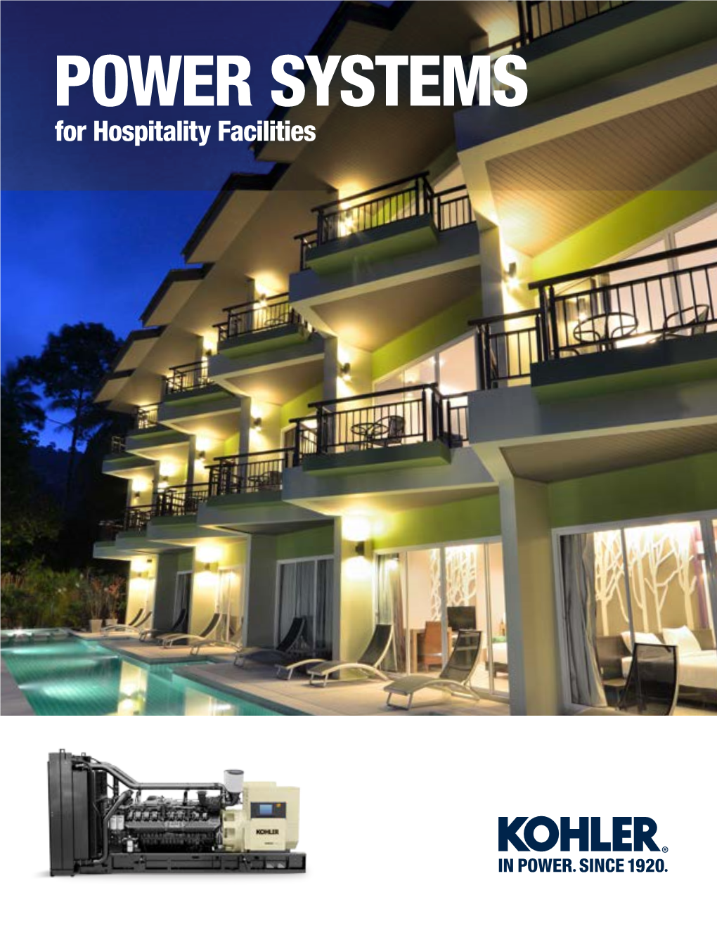 POWER SYSTEMS for Hospitality Facilities