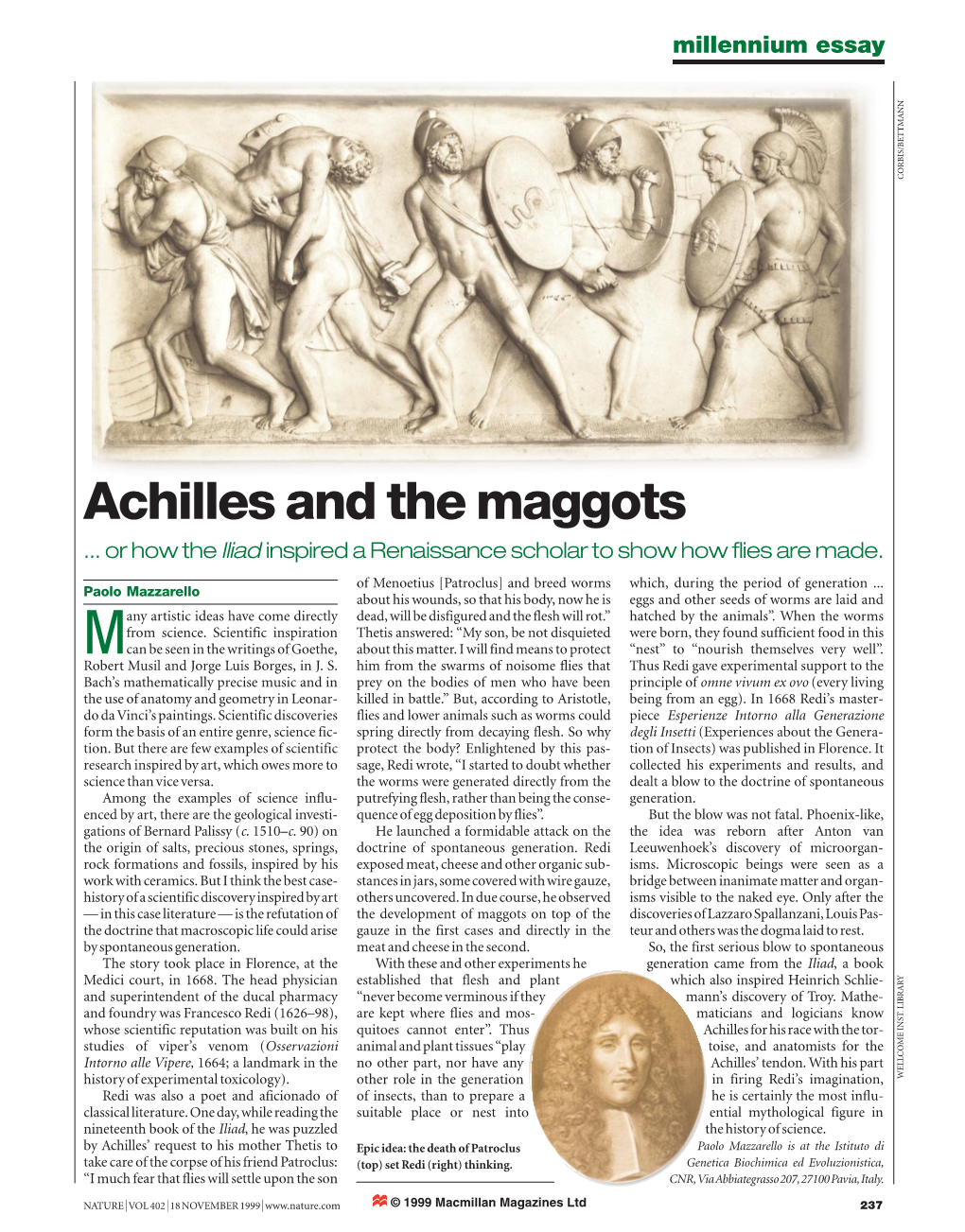 Achilles and the Maggots