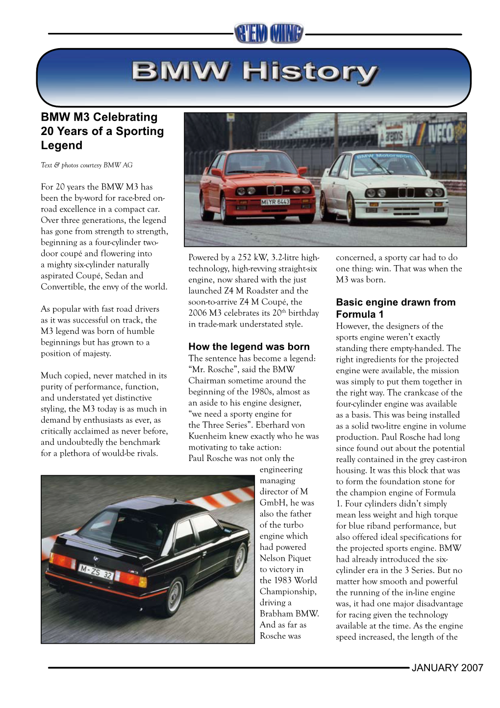 History of the M3