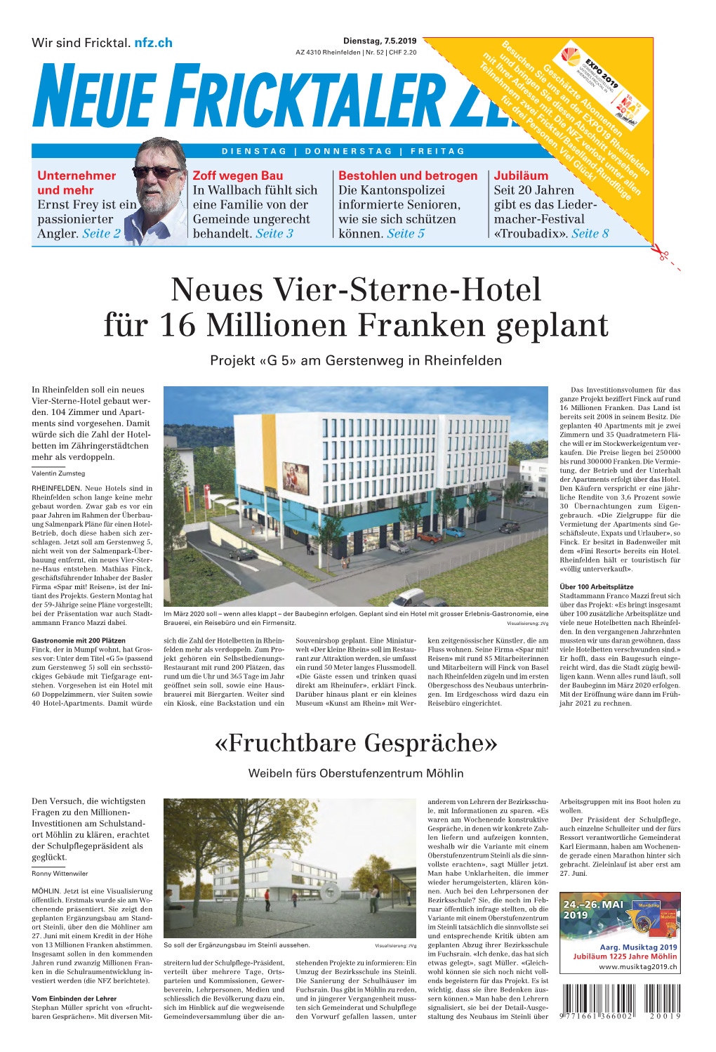 NFZ, Dienstag 7.5.2019