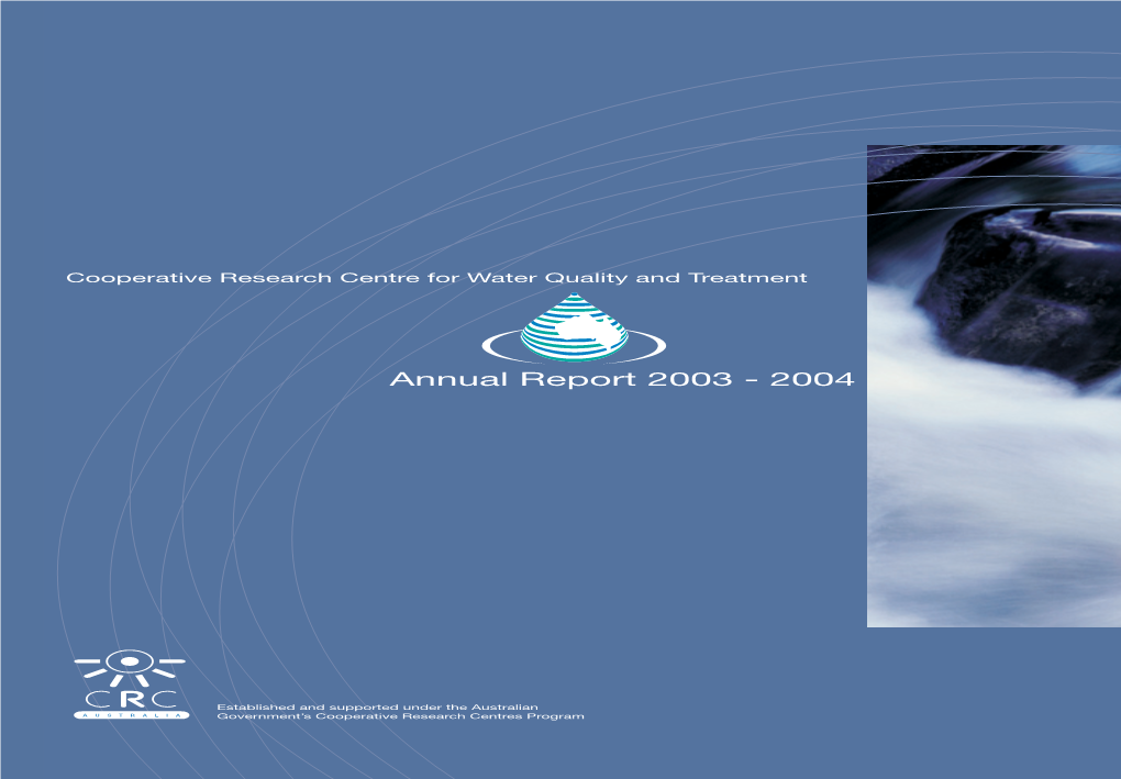 CRC for Water Quality and Treatment 2003