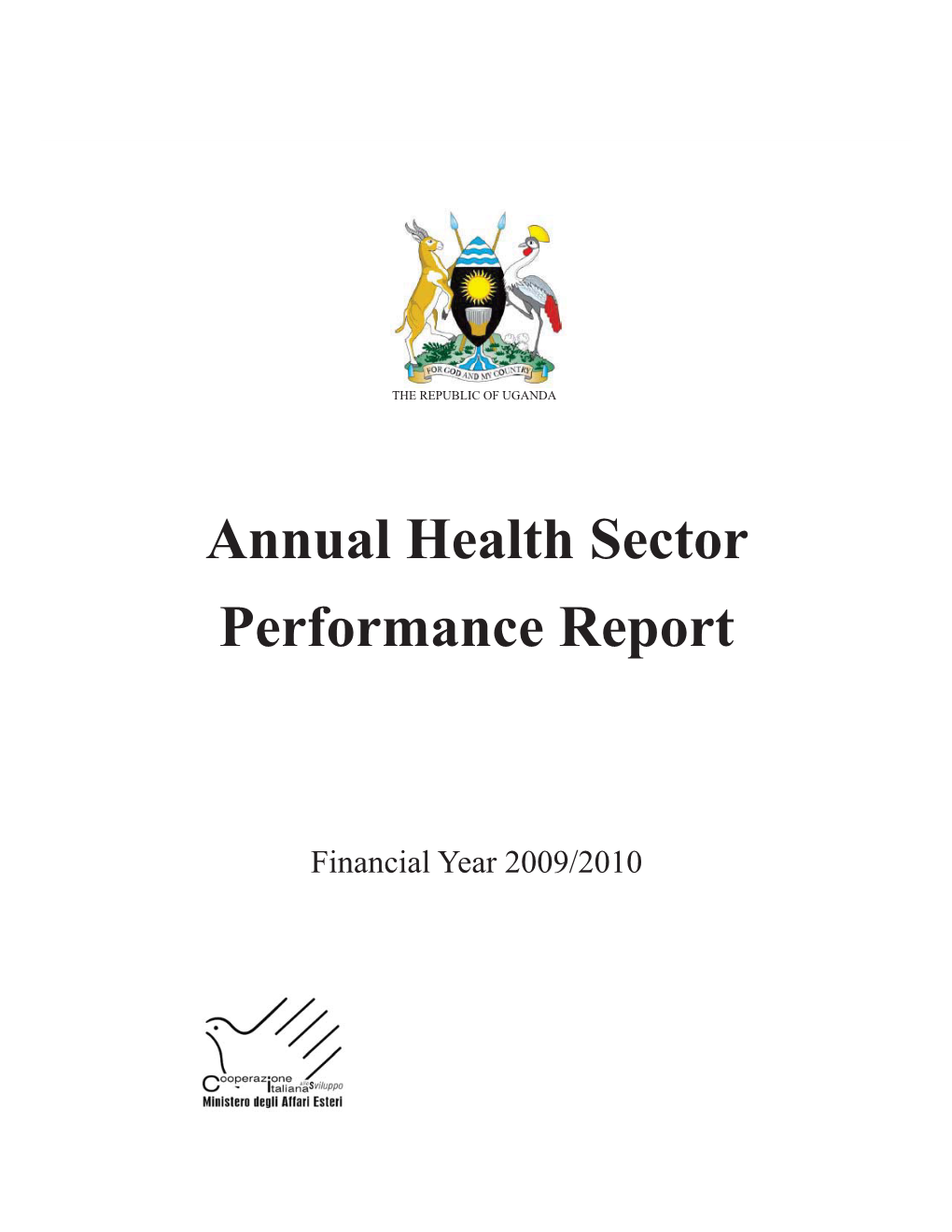 Annual Health Sector Performance Report