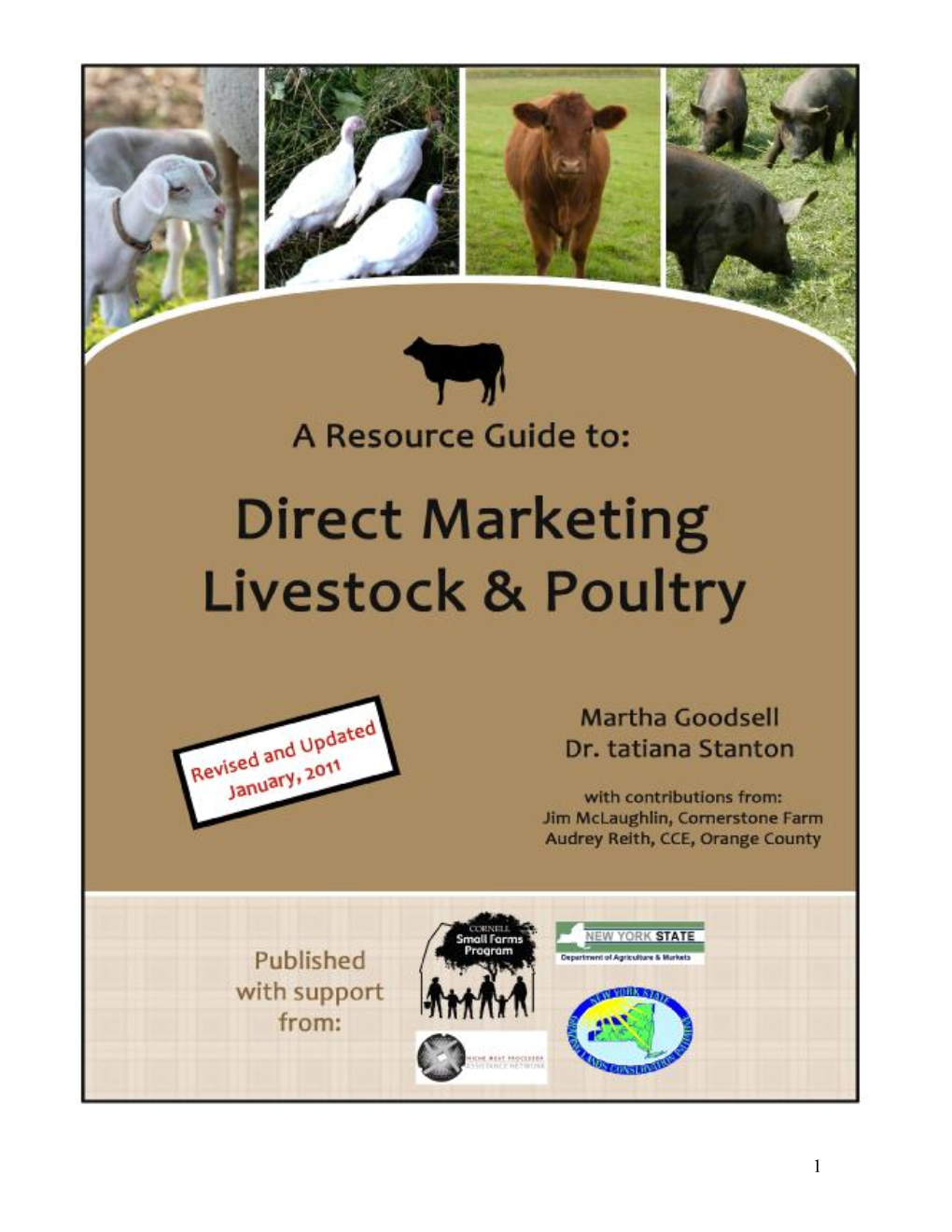 A Resource Guide to Direct Marketing Livestock and Poultry