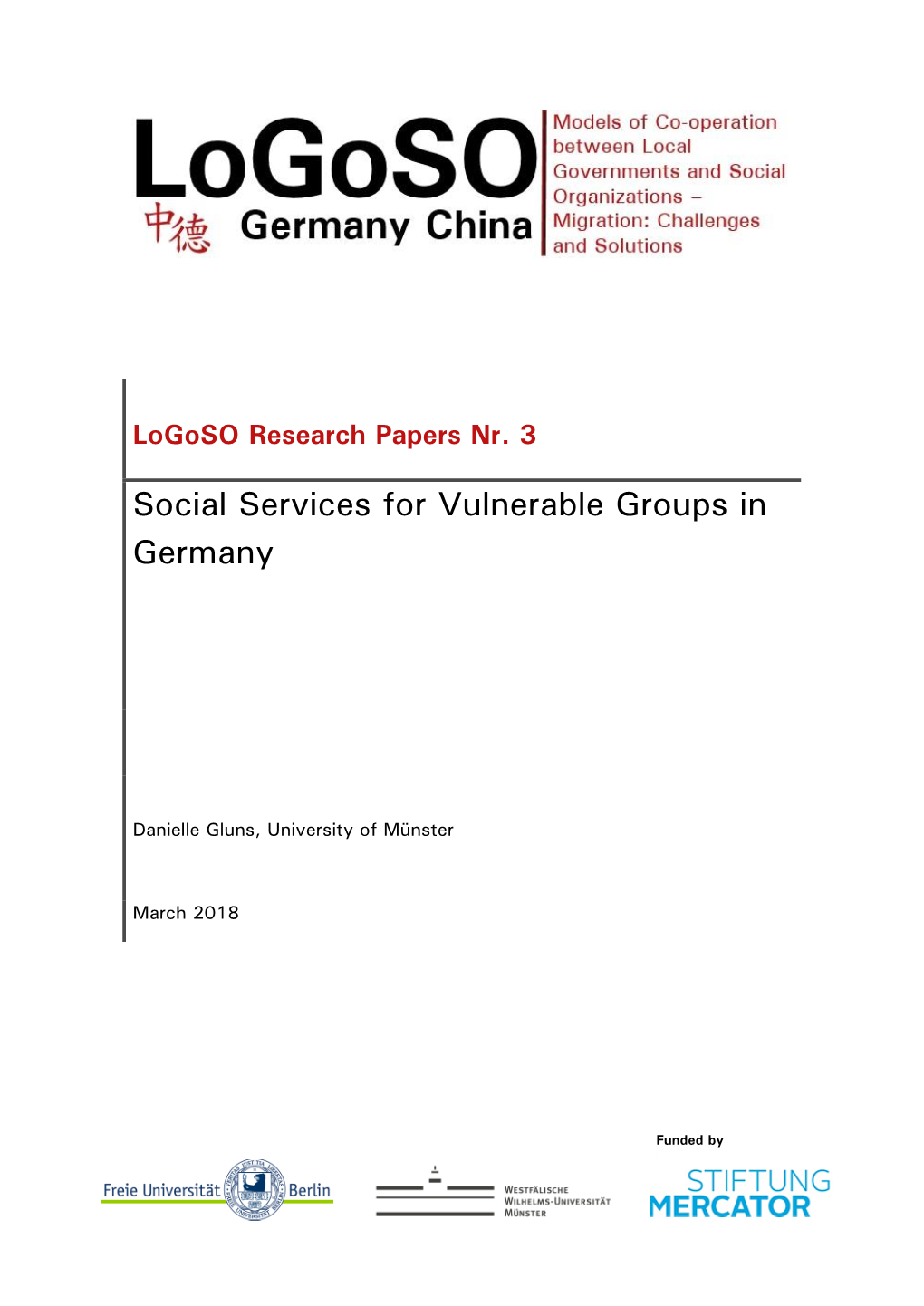 Social Services for Vulnerable Groups in Germany