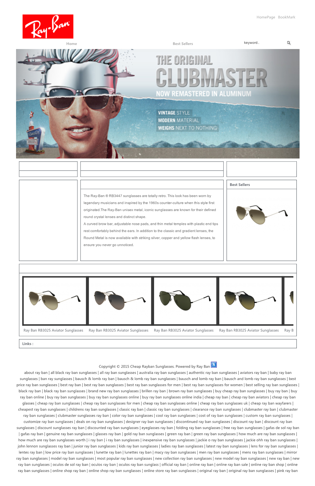 The Rayban ® RB3447 Sunglasses Are Totally Retro. This Look Has
