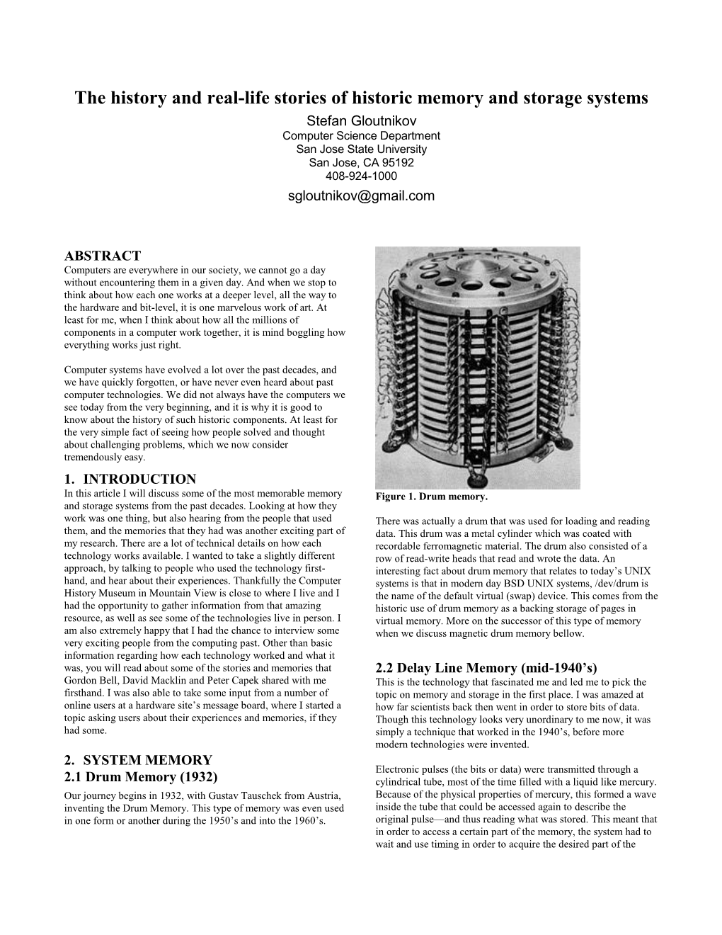 The History and Real-Life Stories of Historic Memory and Storage Systems