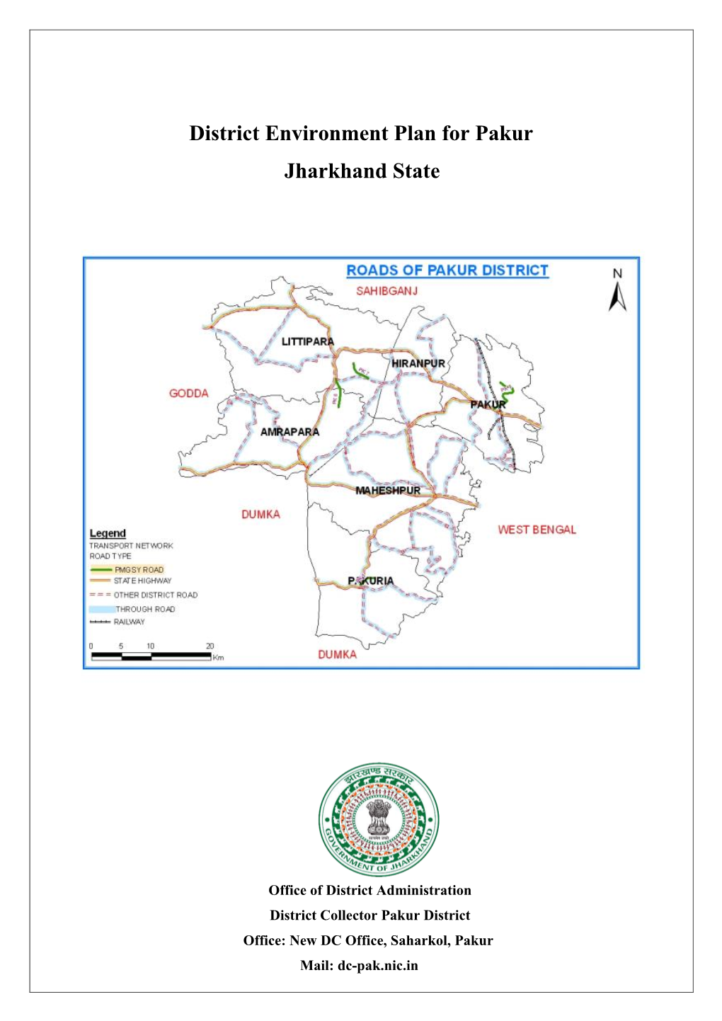 District Environment Plan for Pakur Jharkhand State