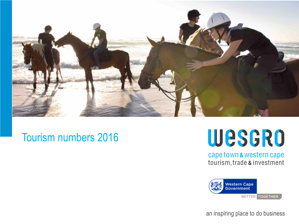 Tourism Numbers 2016