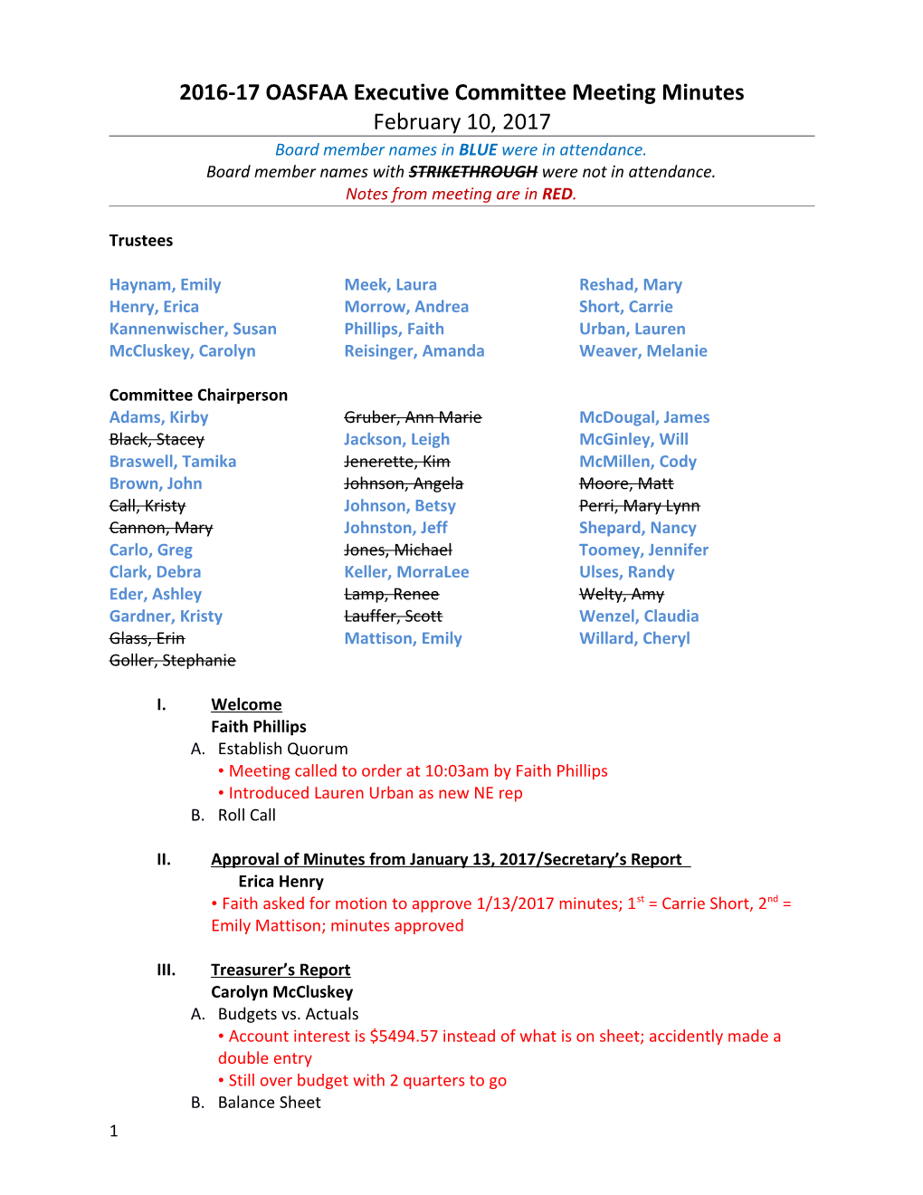 OASFAA Executive Committee Meeting Agenda s1