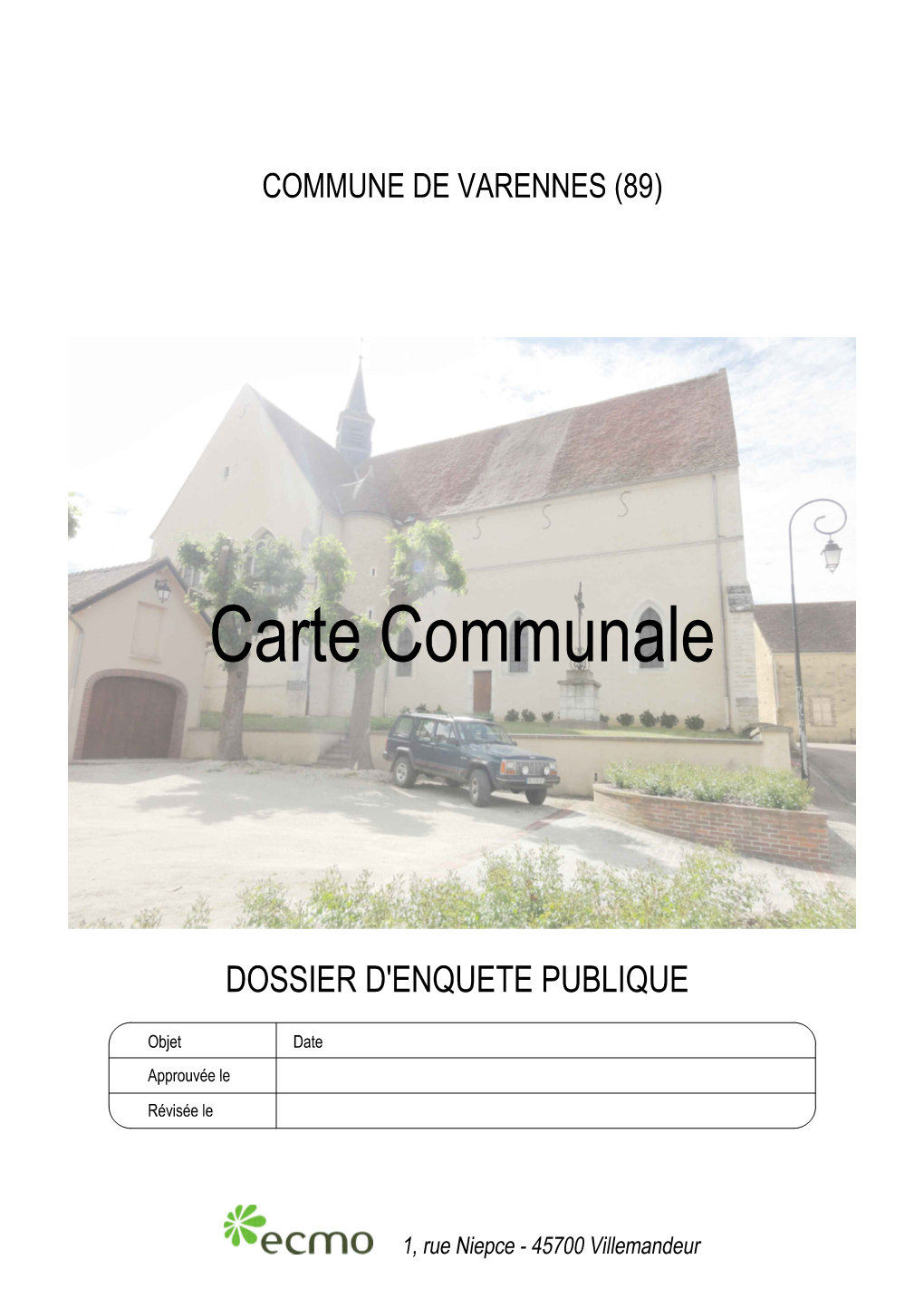 Dossier D'enquête Publique