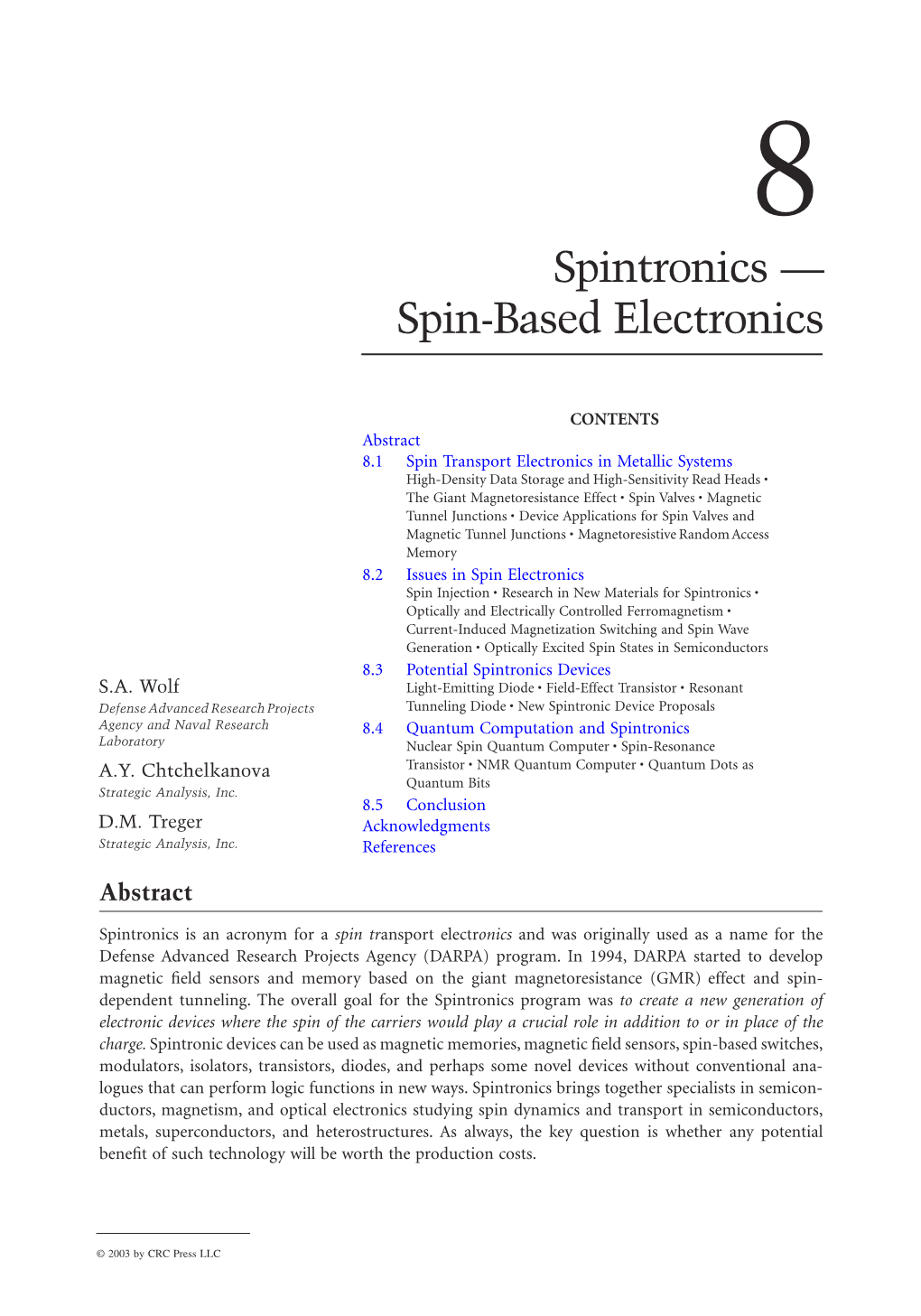 Report SPINTRONICS.Doc