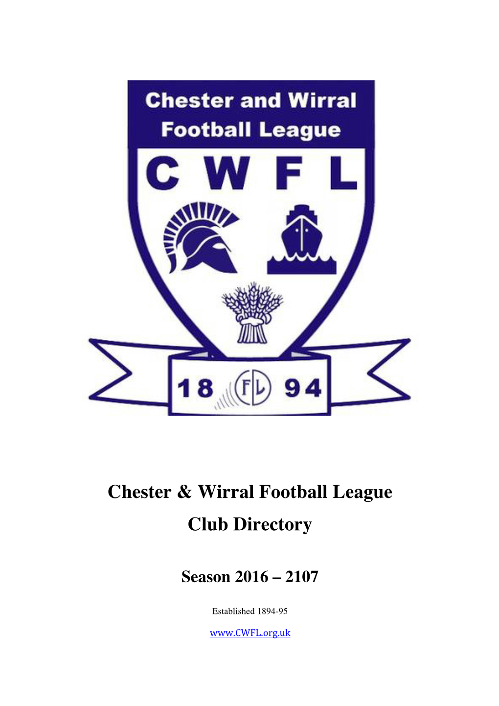 CWFL Club Directory – Season 2016-2017