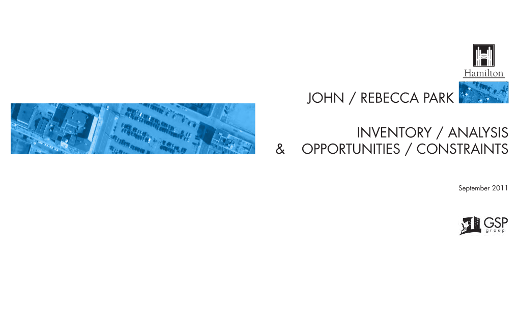 John / Rebecca Park Inventory / Analysis
