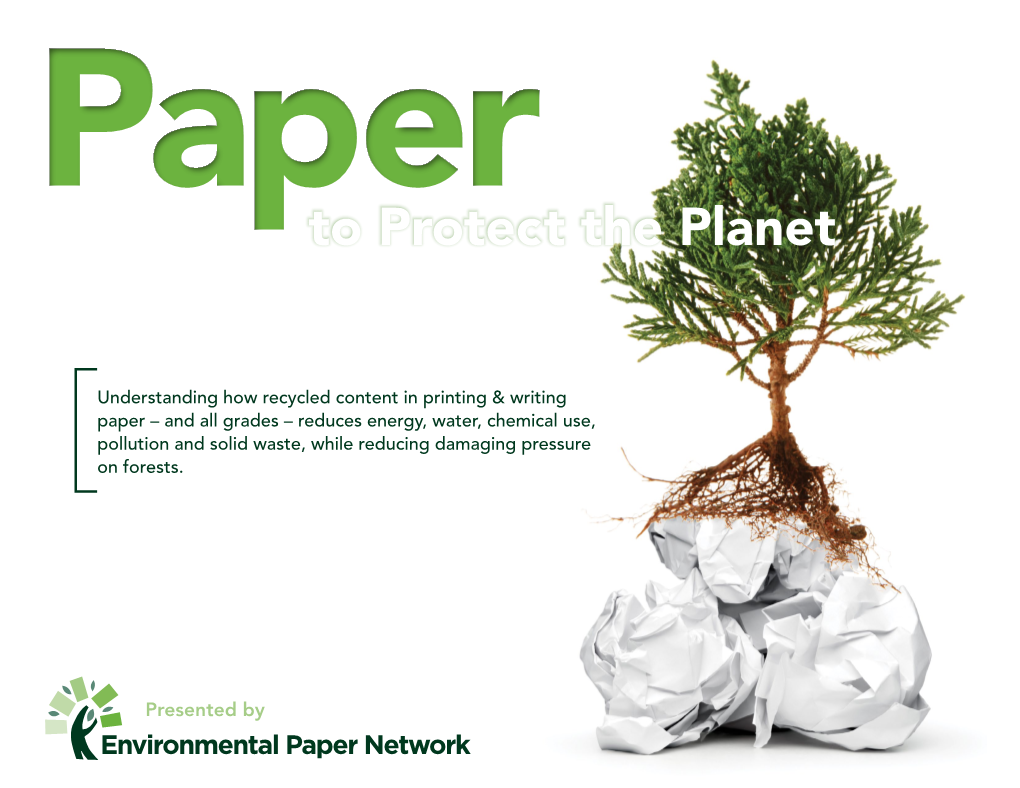 Recycled Paper Fact Sheet