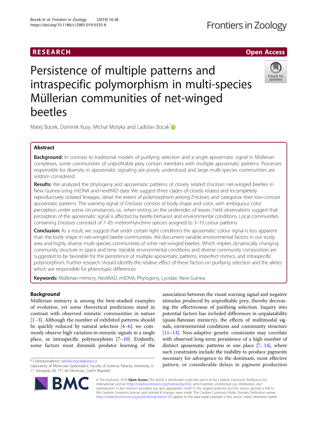 Persistence of Multiple Patterns and Intraspecific Polymorphism in Multi