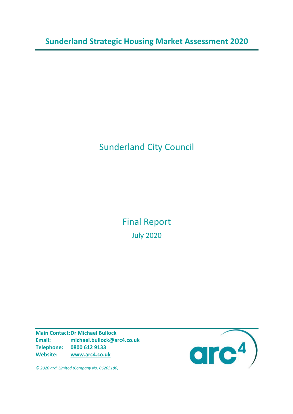 Sunderland City Council Final Report